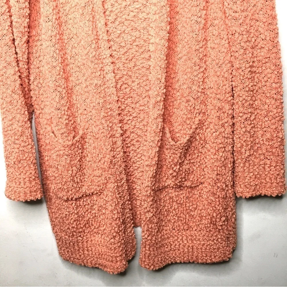 Listicle Pumpkin Spice Cozy Popcorn Knit Cardigan‎